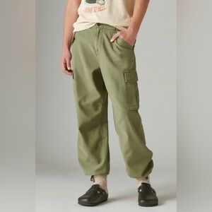 NWT Lucky Brand Surplus Cargo Oversized Pants Green Size 4